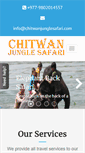 Mobile Screenshot of chitwanjunglesafari.com